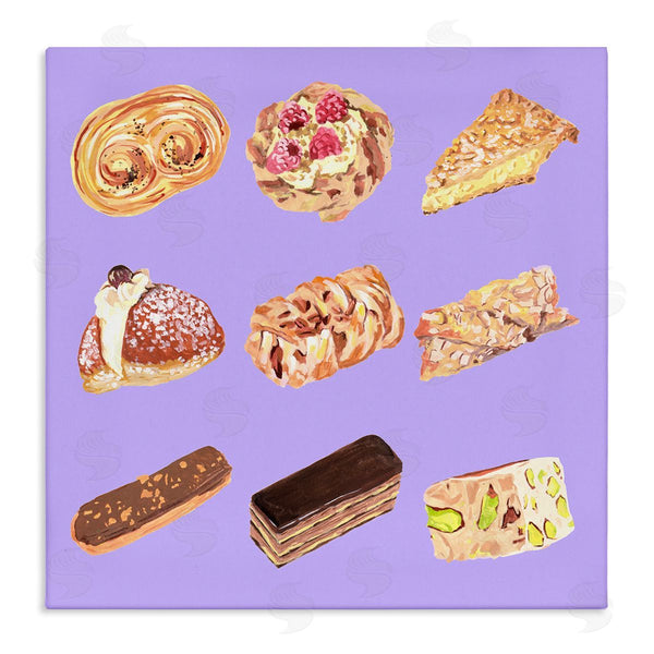 stupell industries Melissa Wang | Bakery Goods on Purple