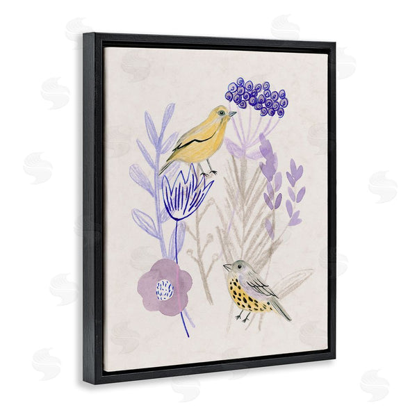 Stupell Industries Melissa Wang | Birds With Plant Sprigs Wall Art