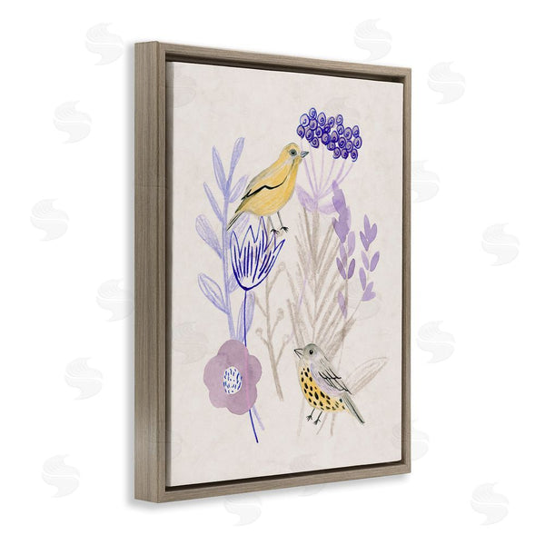 Stupell Industries Melissa Wang | Birds With Plant Sprigs Wall Art