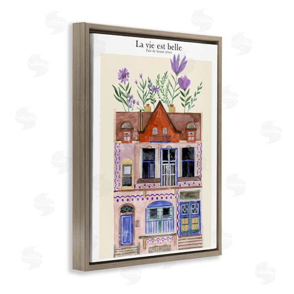 Stupell Industries Melissa Wang | Blooming City Building