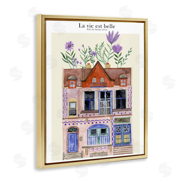 Stupell Industries Melissa Wang | Blooming City Building