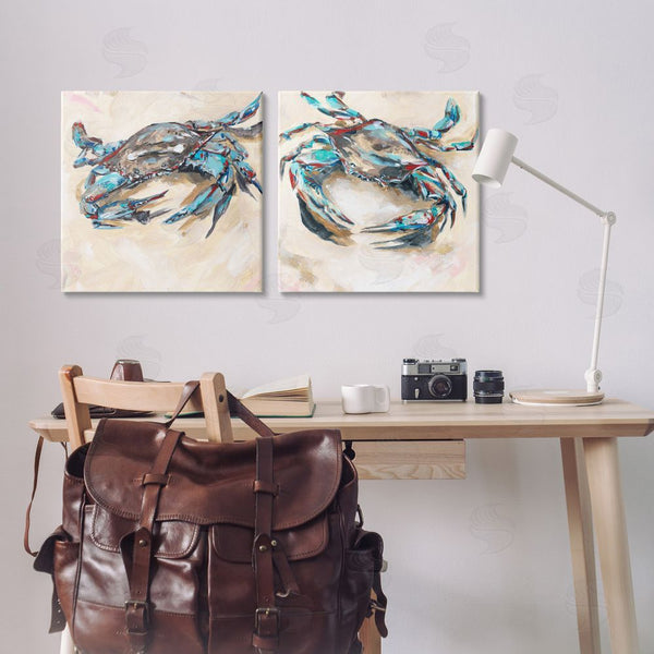 Stupell Industries Melissa Wang | Blue Crabs On Sand Wall Art
