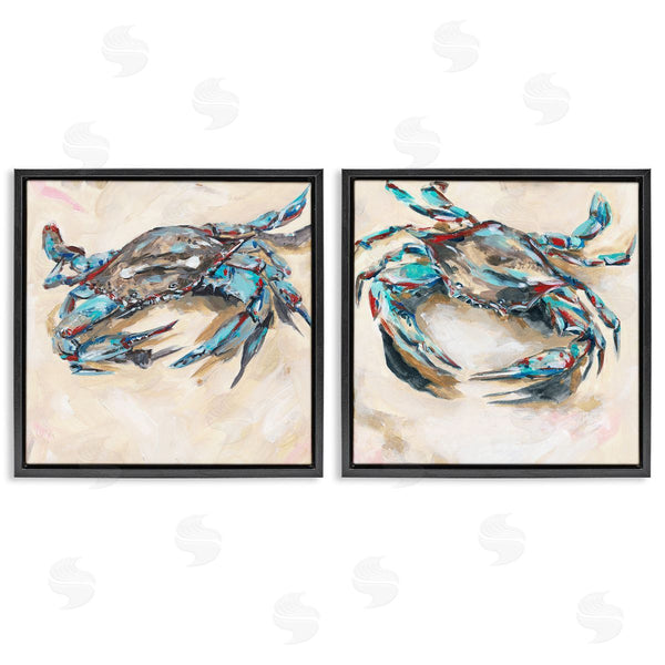 Stupell Industries Melissa Wang | Blue Crabs On Sand Wall Art