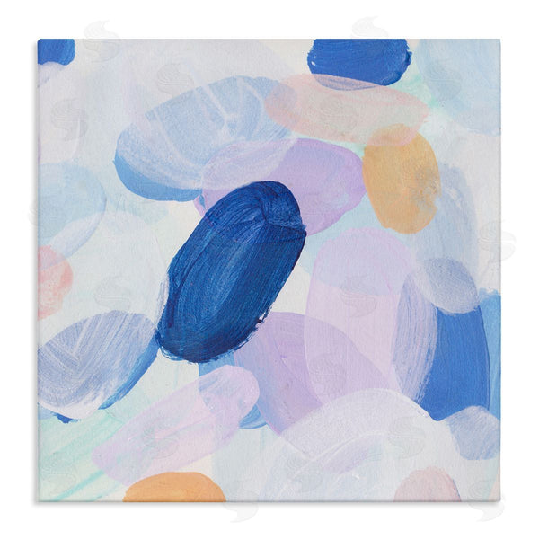 stupell industries Melissa Wang | Blue Oblong Paint Strokes