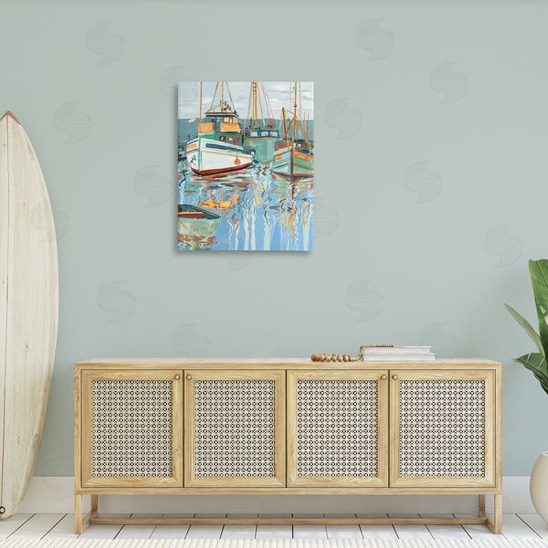 Stupell Industries Melissa Wang | Boat Harbor Reflections Wall Art