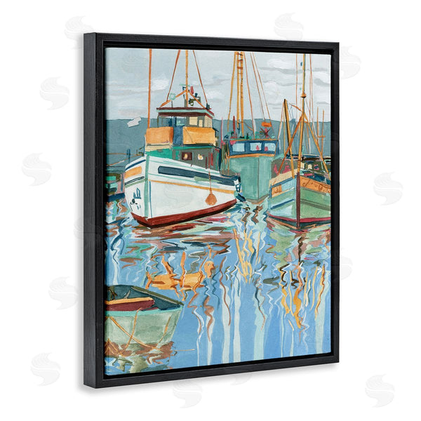 Stupell Industries Melissa Wang | Boat Harbor Reflections Wall Art