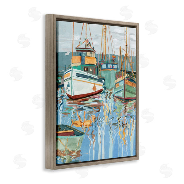 Stupell Industries Melissa Wang | Boat Harbor Reflections Wall Art