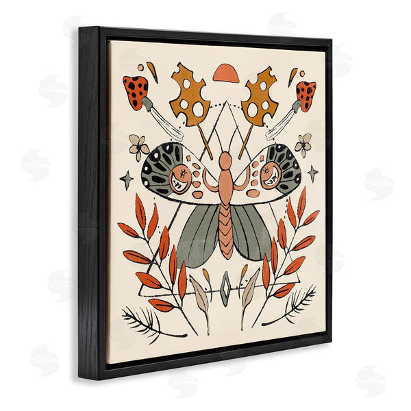 Stupell Industries Melissa Wang | Boho Moth & Plant Sprigs Wall Art