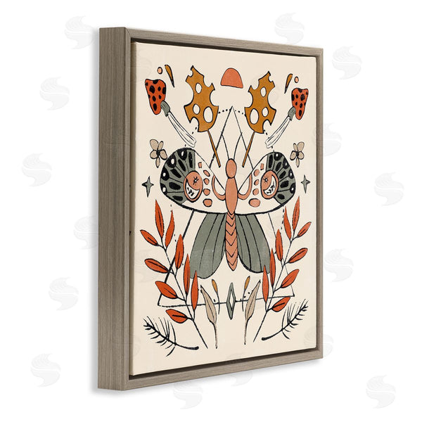 Stupell Industries Melissa Wang | Boho Moth & Plant Sprigs Wall Art