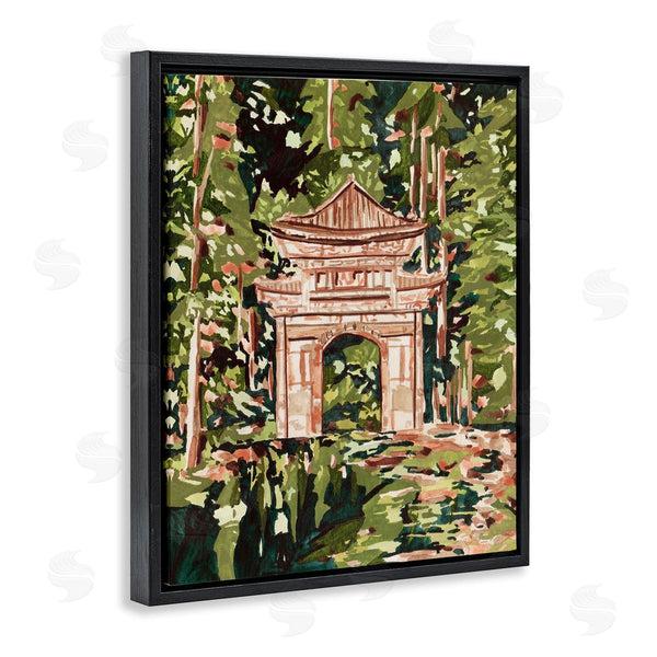 Stupell Industries Melissa Wang | Botanical Veiled Gate