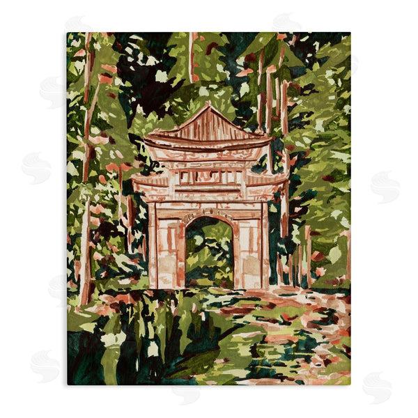 stupell industries Melissa Wang | Botanical Veiled Gate