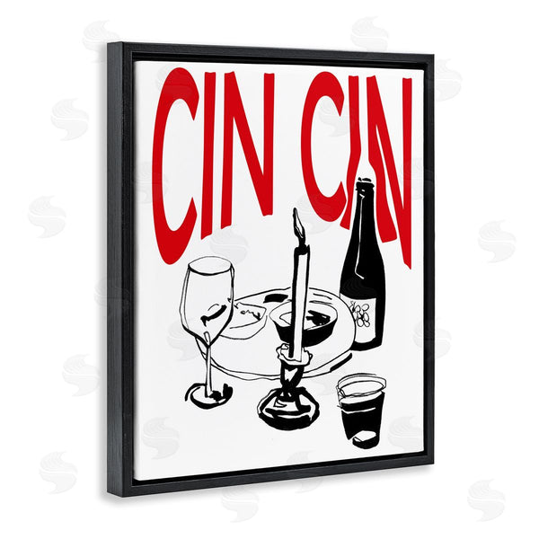 Stupell Industries Melissa Wang | Cheers Cin Cin Wine