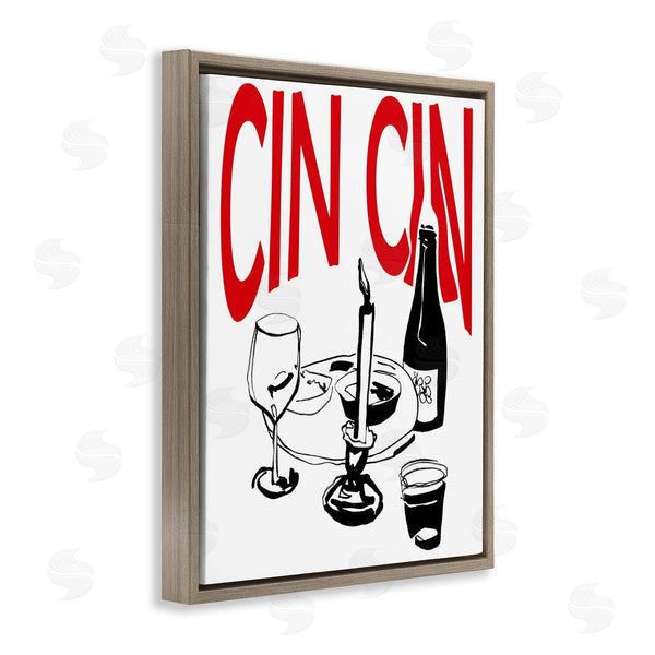 Stupell Industries Melissa Wang | Cheers Cin Cin Wine