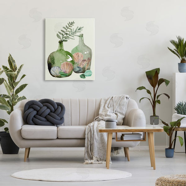 Stupell Industries Melissa Wang | Coastal Green Fern Foliage Wall Art