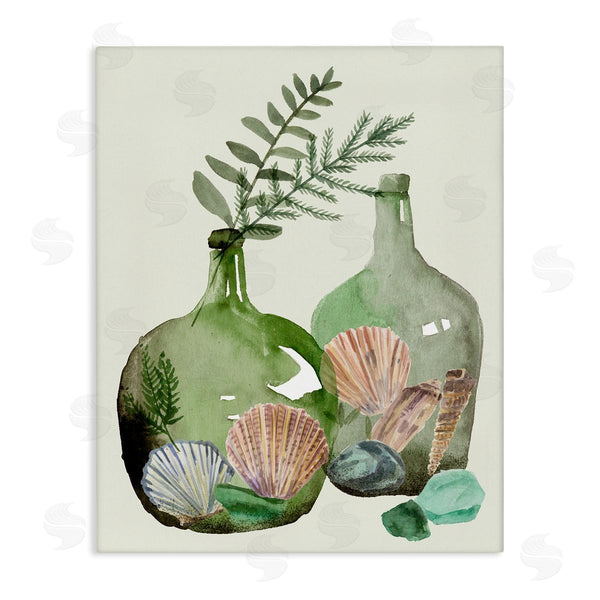 stupell industries Melissa Wang | Coastal Green Fern Foliage Wall Art