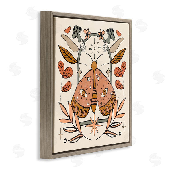 Stupell Industries Melissa Wang | Cottagecore Moth & Mushrooms Wall Art