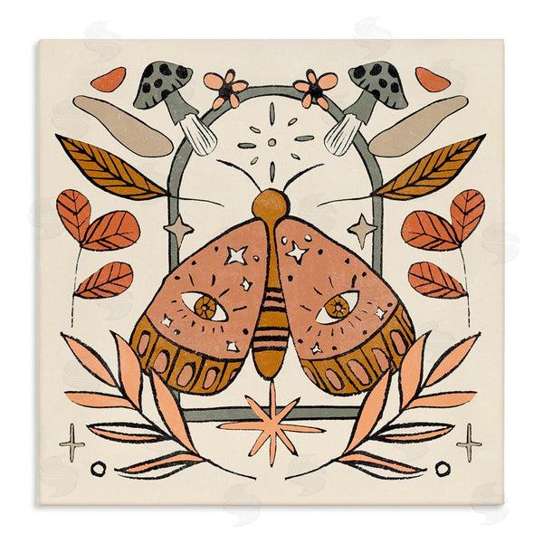 stupell industries Melissa Wang | Cottagecore Moth & Mushrooms Wall Art
