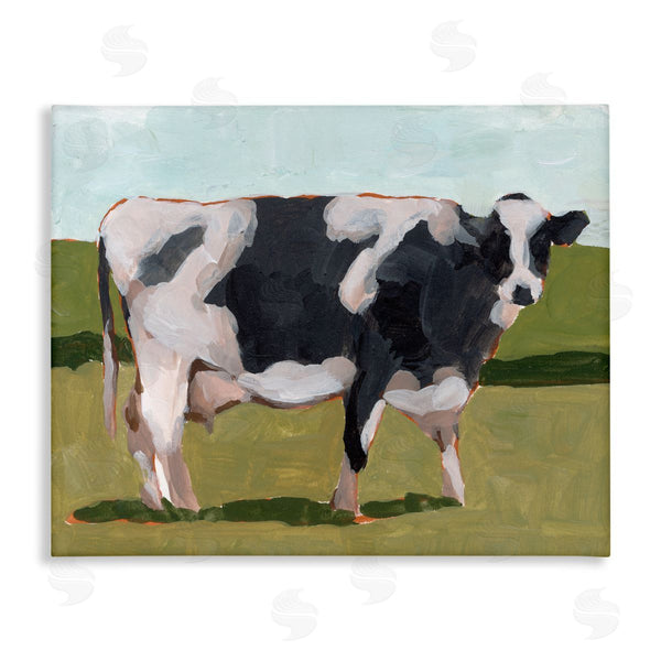 stupell industries Melissa Wang | Country Farm Cow Grazing Cattle Traditional Painting Wall Art