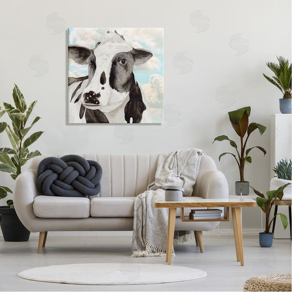 Stupell Industries Melissa Wang | Cow & Cloudy Sky Wall Art