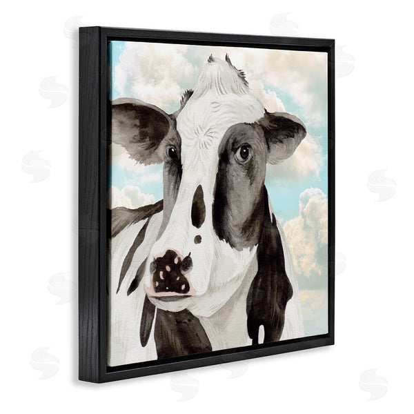Stupell Industries Melissa Wang | Cow & Cloudy Sky Wall Art