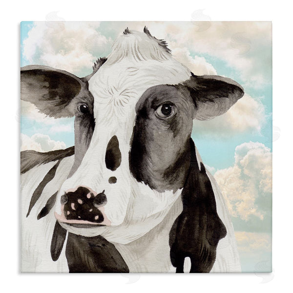 stupell industries Melissa Wang | Cow & Cloudy Sky Wall Art