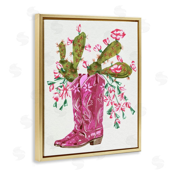 Stupell Industries Melissa Wang | Cowgirl Boots & Cactus