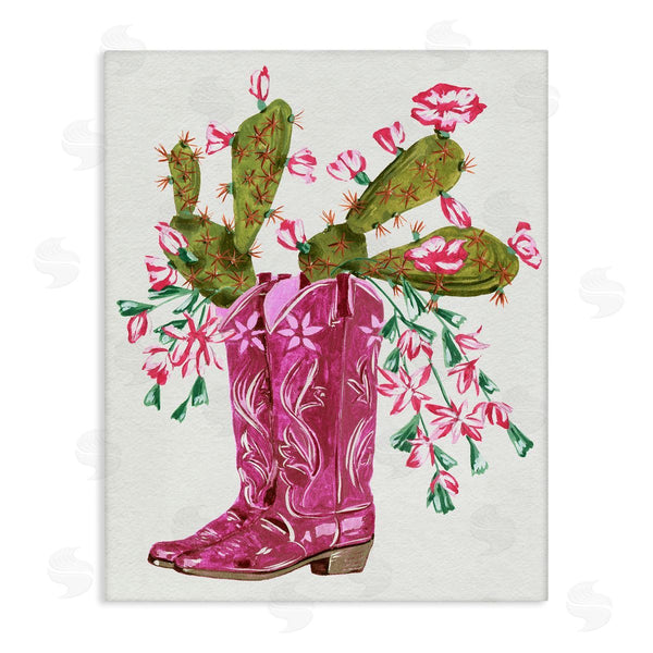 stupell industries Melissa Wang | Cowgirl Boots & Cactus