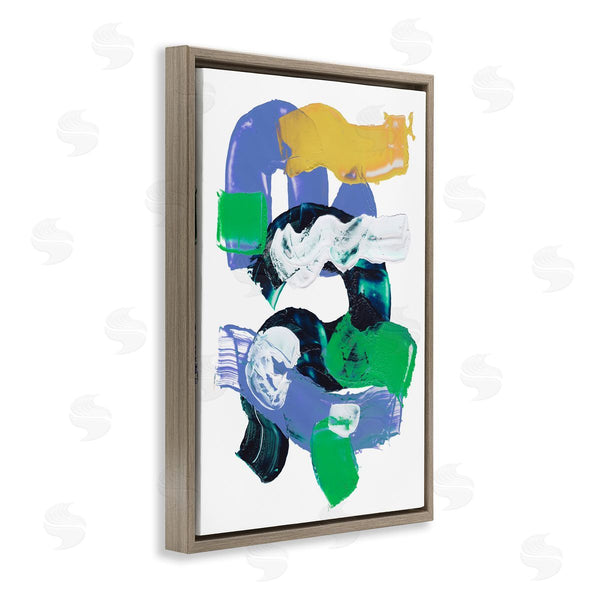 Stupell Industries Melissa Wang | Curved Paint Strokes