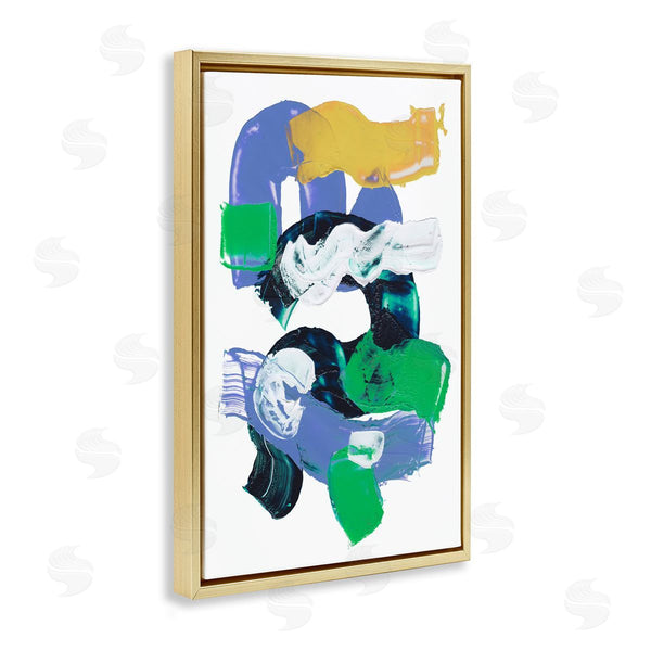 Stupell Industries Melissa Wang | Curved Paint Strokes