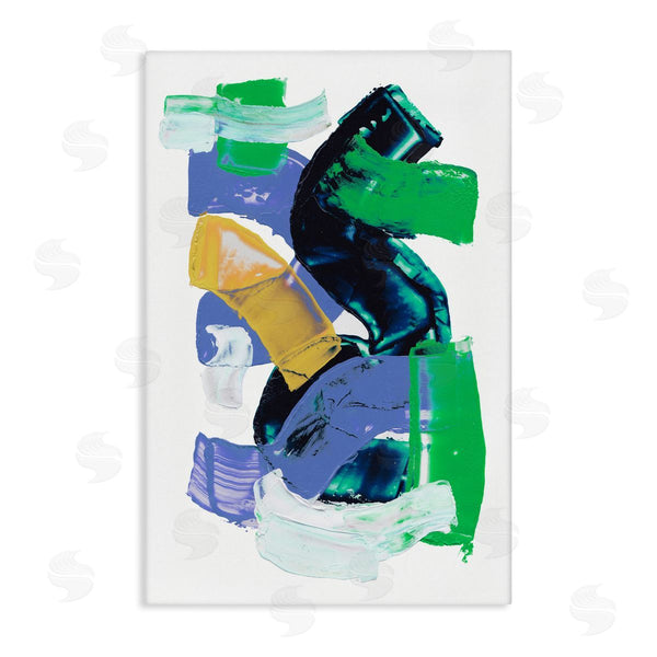 stupell industries Melissa Wang | Expressive Bold Brush Strokes Wall Art