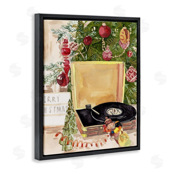 Stupell Industries Melissa Wang | Festive Christmas Music Records