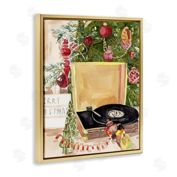 Stupell Industries Melissa Wang | Festive Christmas Music Records