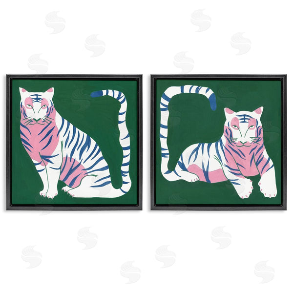 Stupell Industries Melissa Wang | Fierce Lounging Tigers
