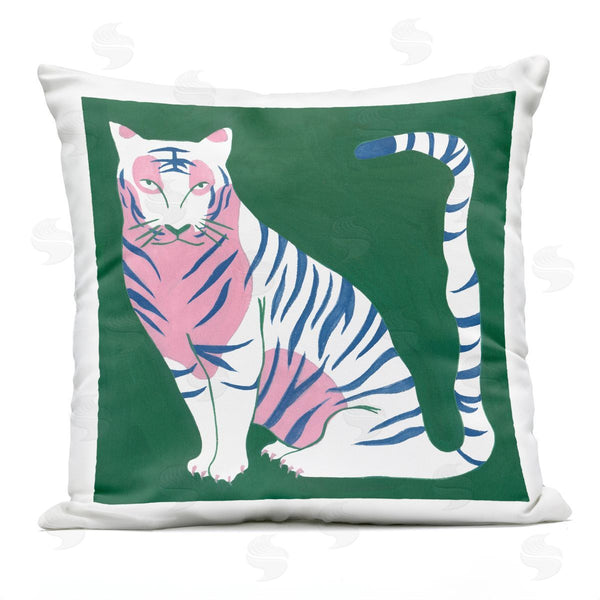 Stupell Industries Melissa Wang | Fierce Modern Tiger Printed Throw Pillow