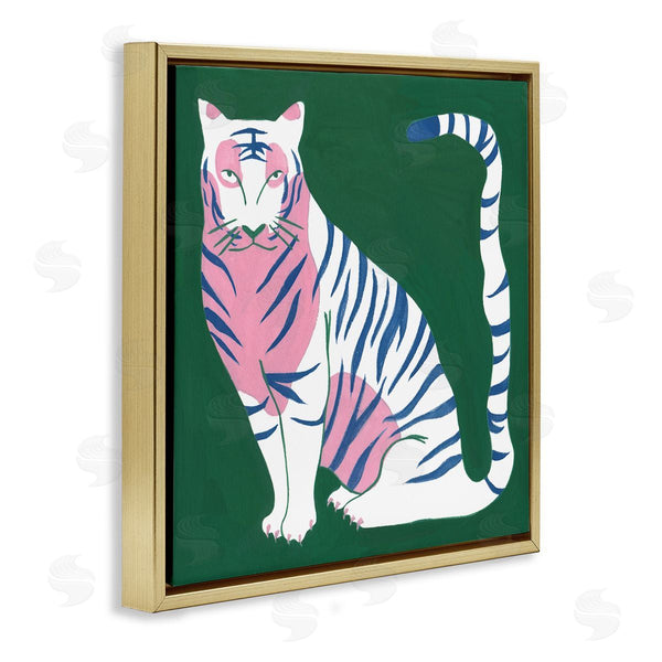 Stupell Industries Melissa Wang | Fierce Modern Tiger Wall Art