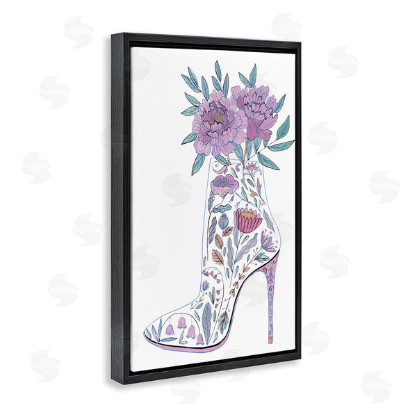 Stupell Industries Melissa Wang | Floral Heel Bouquet Wall Art