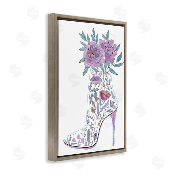 Stupell Industries Melissa Wang | Floral Heel Bouquet Wall Art