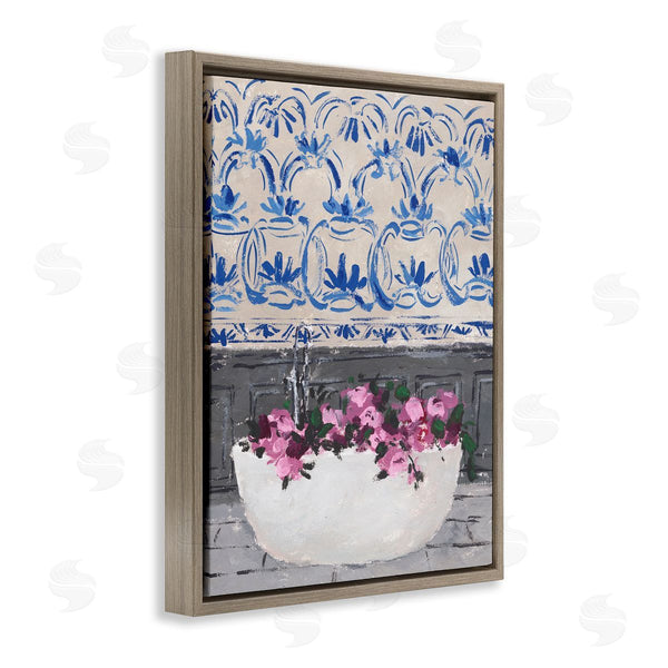 Stupell Industries Melissa Wang | Flowers In Bath Tub Interior