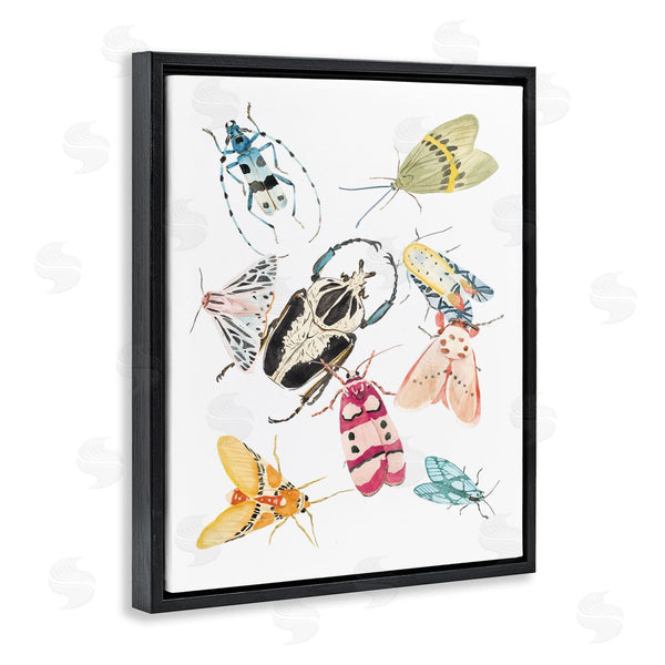 Stupell Industries Melissa Wang | Garden Insect Arrangement Charming Winged Creatures Wall Art