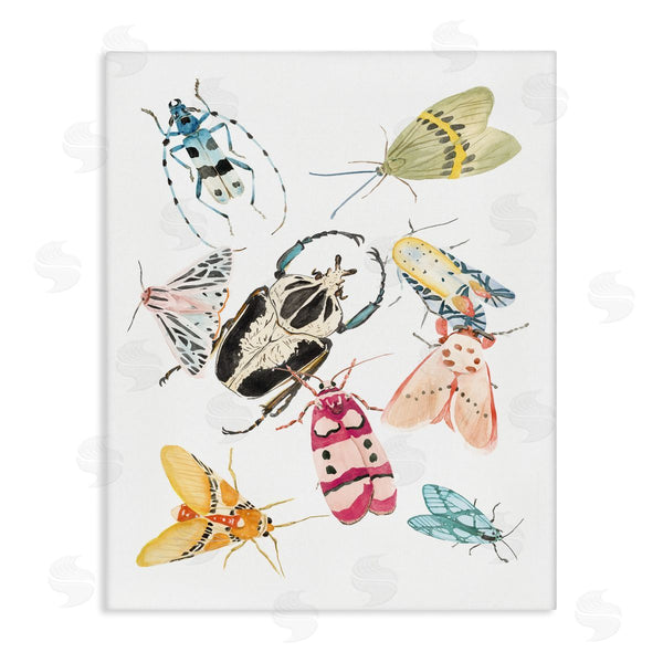 stupell industries Melissa Wang | Garden Insect Arrangement Charming Winged Creatures Wall Art
