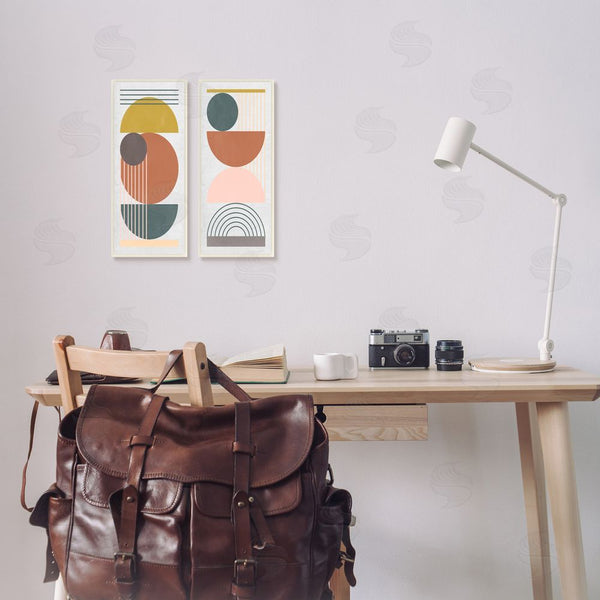 Stupell Industries Melissa Wang | Geometric Study Of Lines Arches Circles Wall Art