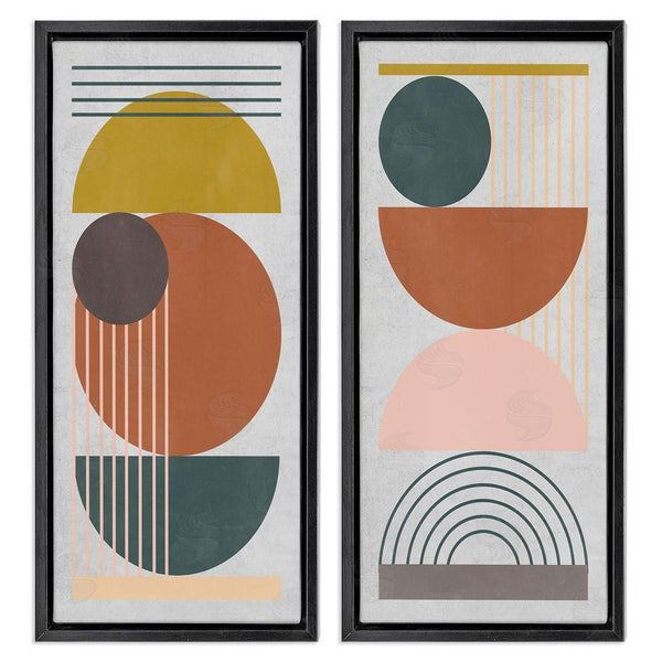 Stupell Industries Melissa Wang | Geometric Study Of Lines Arches Circles Wall Art
