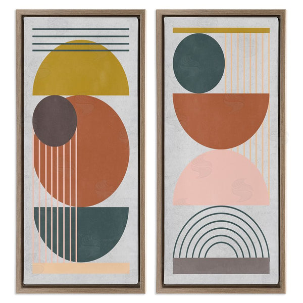 Stupell Industries Melissa Wang | Geometric Study Of Lines Arches Circles Wall Art