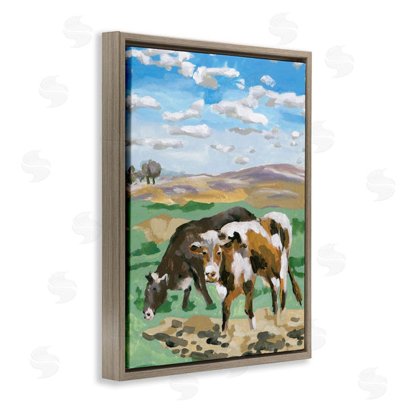 Stupell Industries Melissa Wang | Grazing Cattle Landscape Wall Art