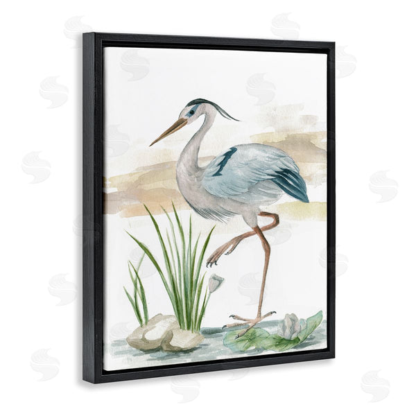 Stupell Industries Melissa Wang | Heron On Pond Painting Wall Art