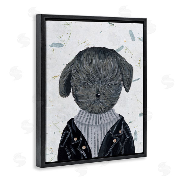 Stupell Industries Melissa Wang | Hipster Dog Jacket Poodle