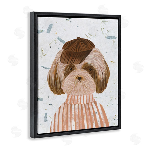 Stupell Industries Melissa Wang | Hipster Dog Sweater Poodle