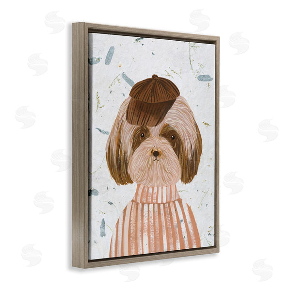 Stupell Industries Melissa Wang | Hipster Dog Sweater Poodle