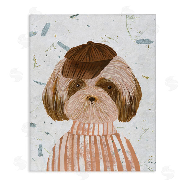 stupell industries Melissa Wang | Hipster Dog Sweater Poodle