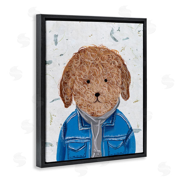 Stupell Industries Melissa Wang | Hipster Dog Sweatshirt Poodle